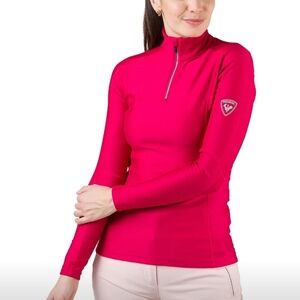 Rossignol Women's Vibrant Pink Zip-Up Sweatshirt